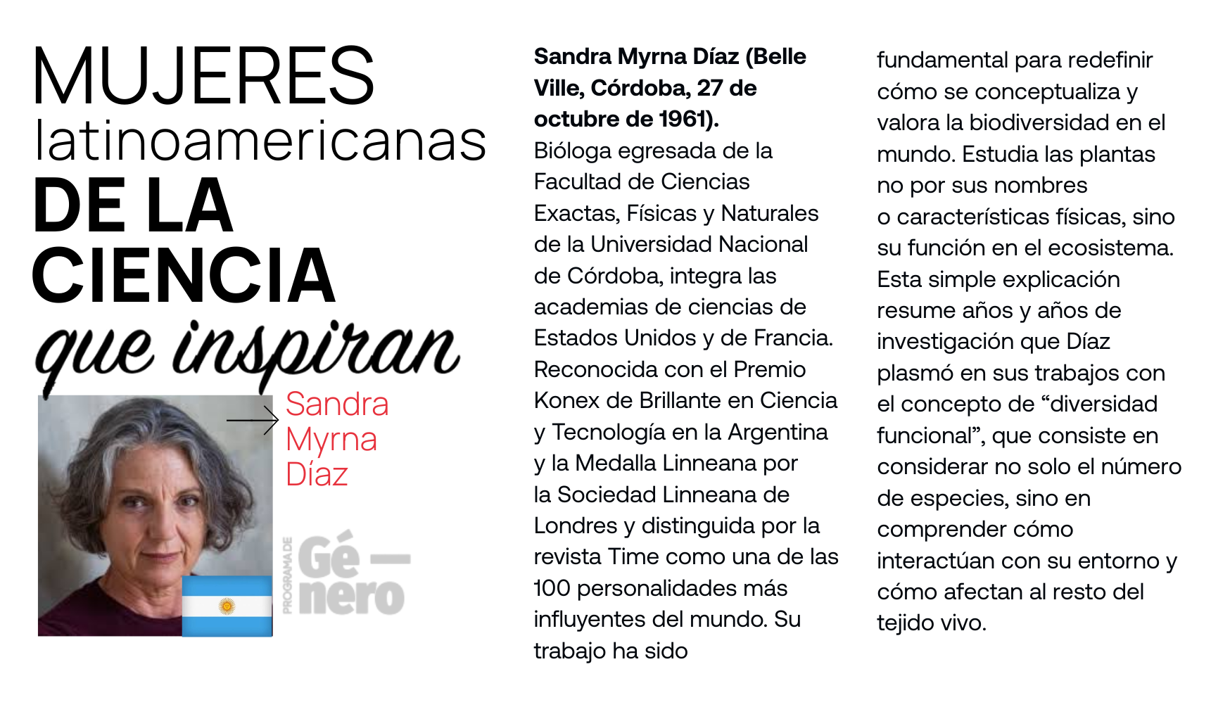 Mujeres de la ciencia que inspiran NOV