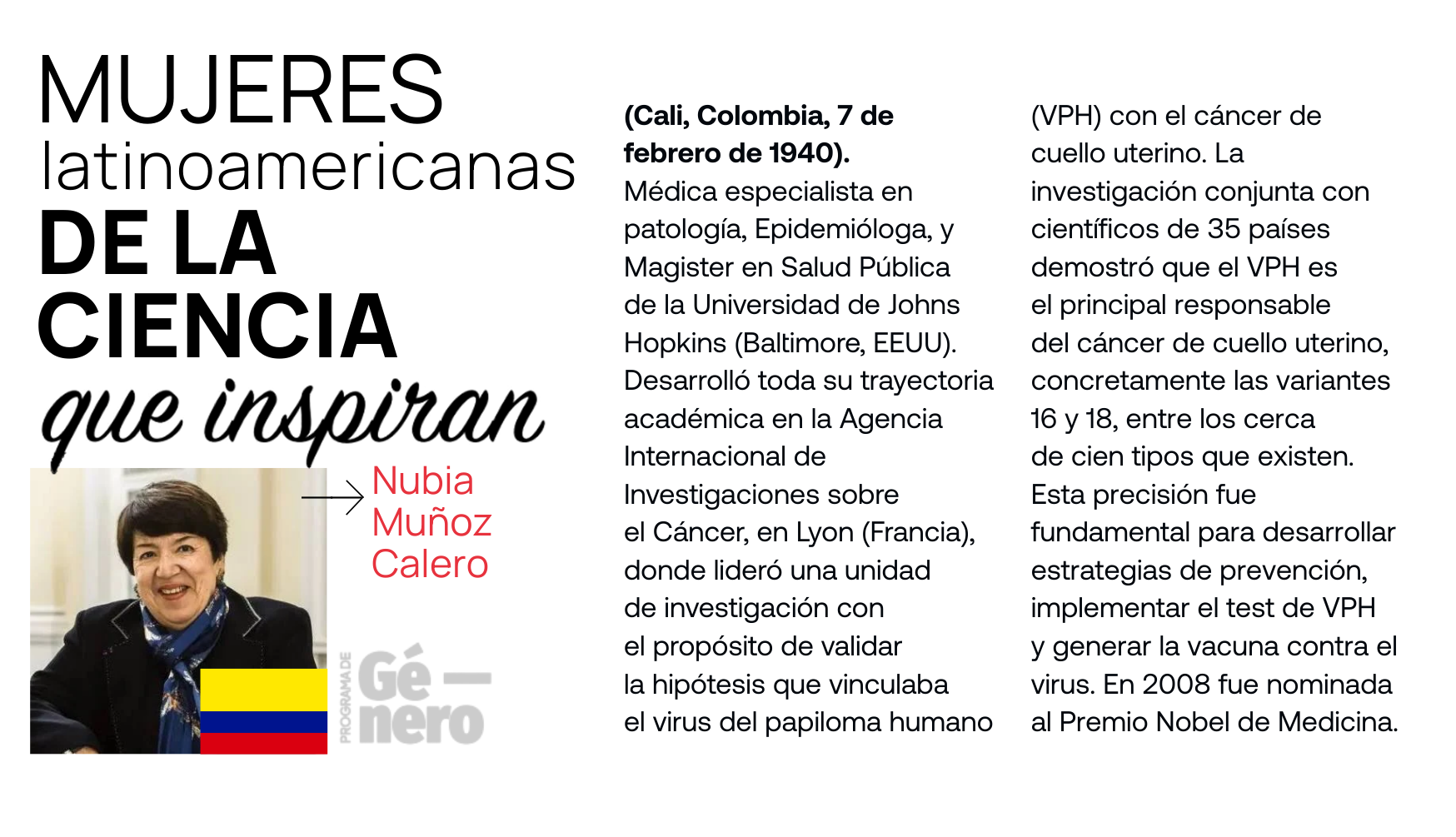 Mujeres de la ciencia que inspiran