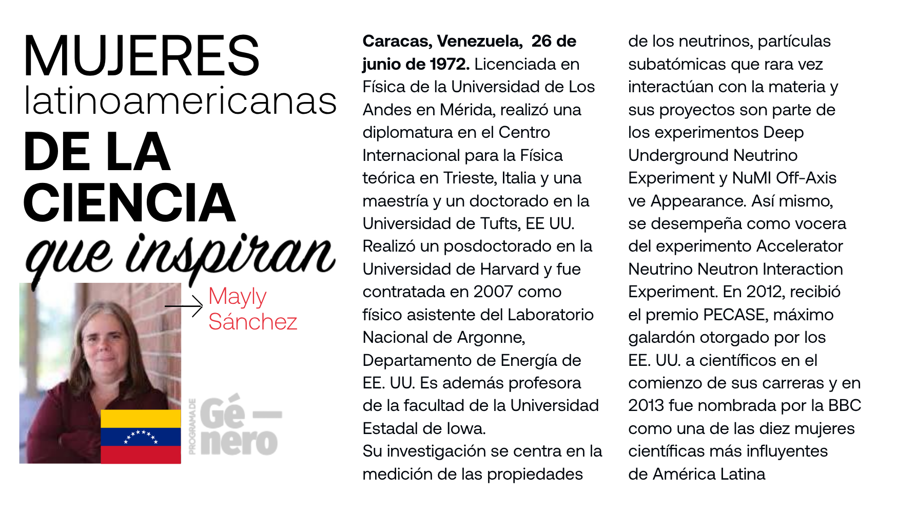 Mujeres de la ciencia que inspiran - Boletin 34