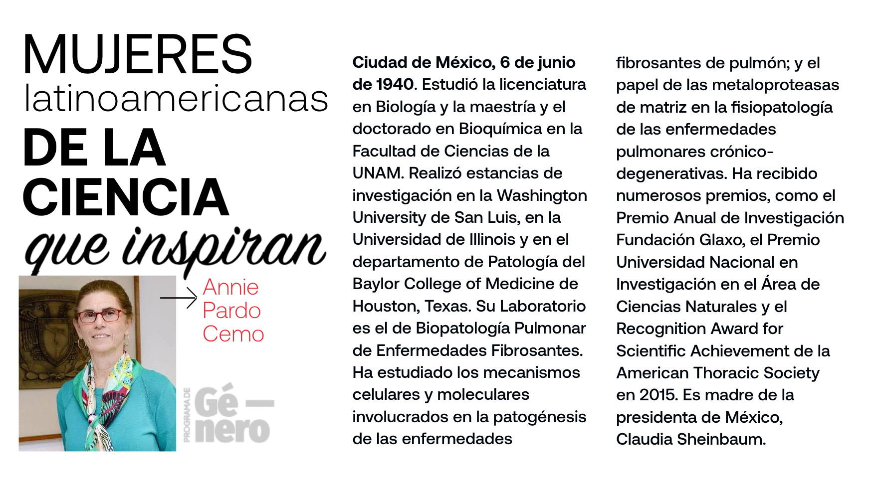 Mujeres de la ciencia que inspiran 35