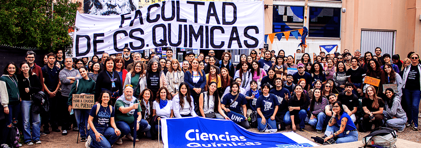 La FCQ participó de la 5ta Marcha Federal en reclamo del cumplimiento de la Ley de Financiamiento Universitario
